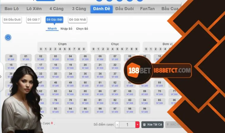 Chơi đề đặc biệt 188Bet siêu dễ anh em chớ nên bỏ qua