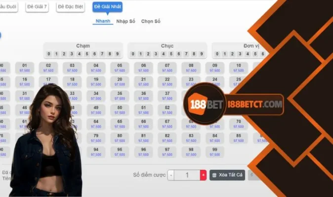 Chơi đề giải nhất 188Bet có tỷ lệ cược vô cùng cao