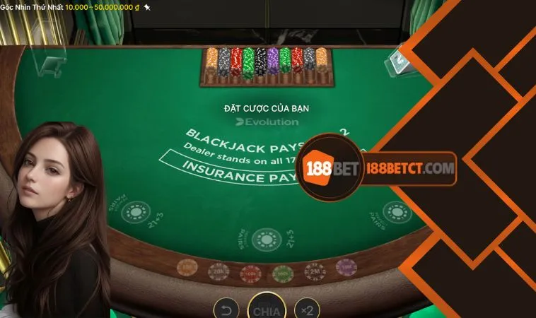 Trò Người Đứng Đầu Blackjack có tỷ lệ trả thưởng rõ ràng cho người chơi